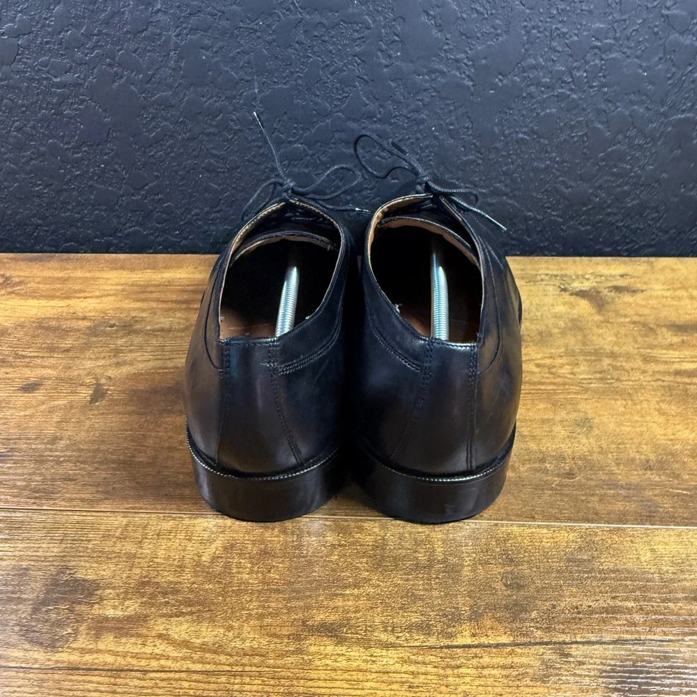 Johnston & Murphy Melton 59-1955 Black Leather Cap Toe Oxford Mens 14M